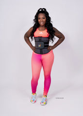 Two Belts Latex Waist Trainer